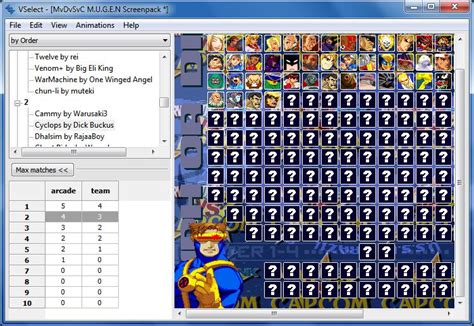 vselect mugen|How to add Characters with VSelect in Mugen .